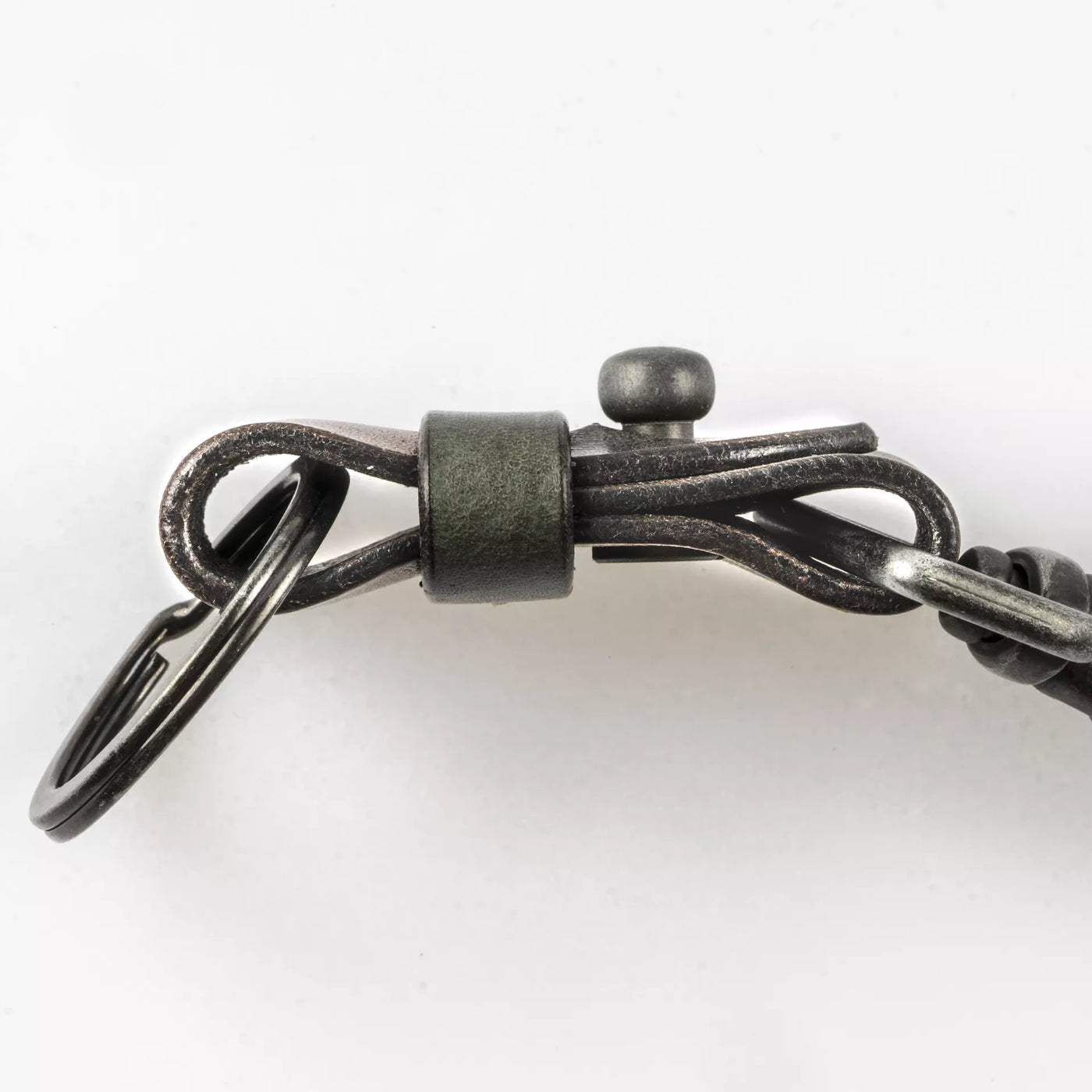 Italian Pure Aniline Leather Keychain Wotancraft