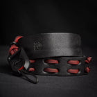 Parachord X Leather Camera Neck Strap / 011 Black Red Wotancraft