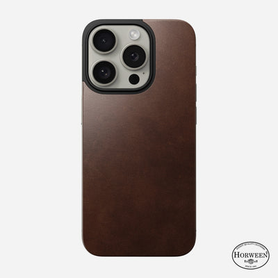 Magnetic Leather Back for iPhone 15 Series | Horween® Nomad