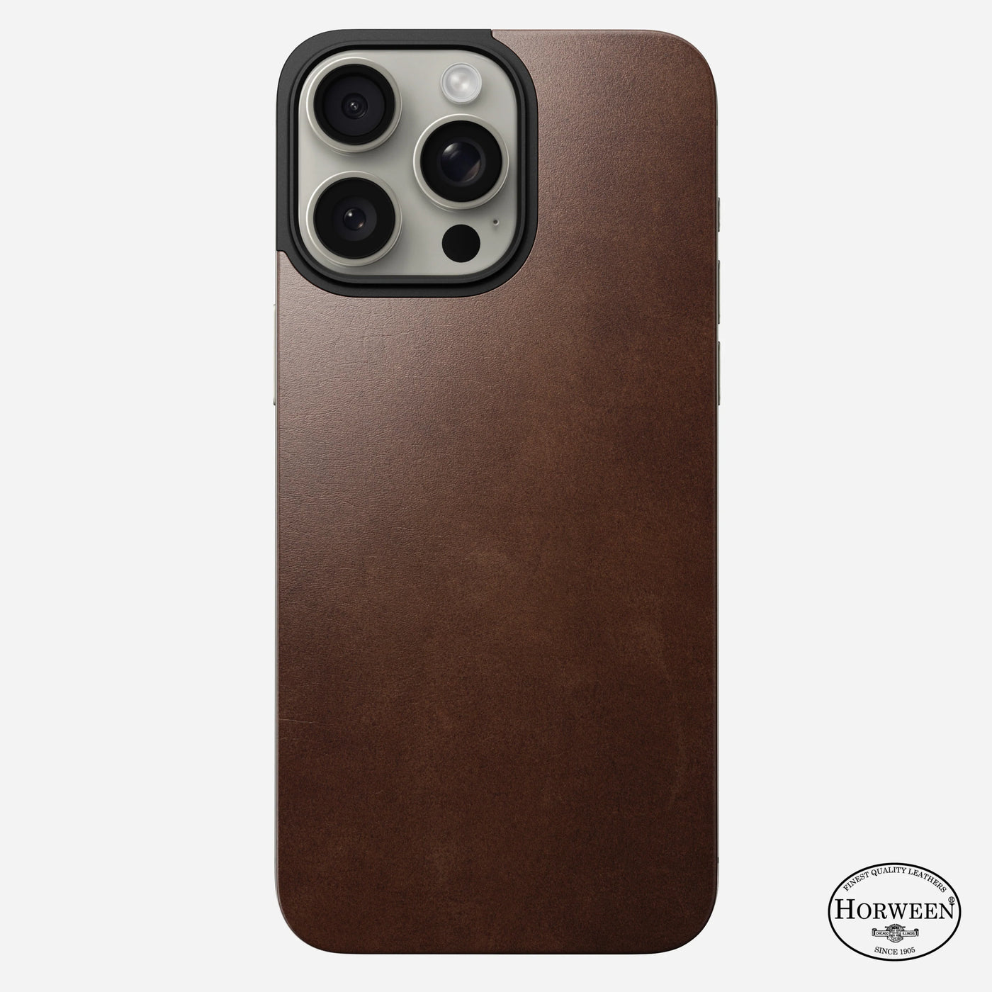 Magnetic Leather Back for iPhone 15 Series | Horween® Nomad