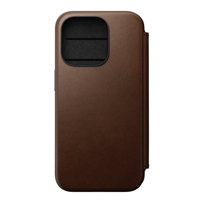 Modern Leather Folio for iPhone 15 Series | Nomad Leather Nomad