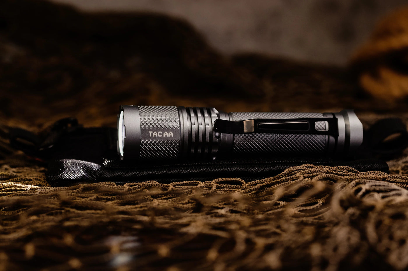 Exclusive Acebeam TAC Flashlight AA / 14500 (Includes USB-C 14500 Rechargeable Battery) Countycomm