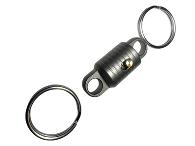 Titanium Slide-Lock Quick-Release Keychain