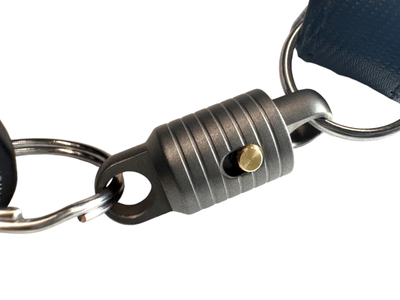 Titanium Slide-Lock Quick-Release Keychain