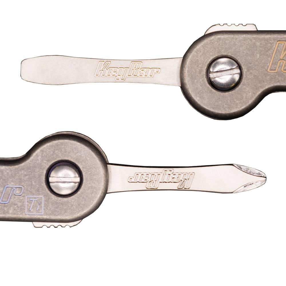 Tool Insert Set: Flathead & Phillips Screwdrivers with Locking Plate Keybar