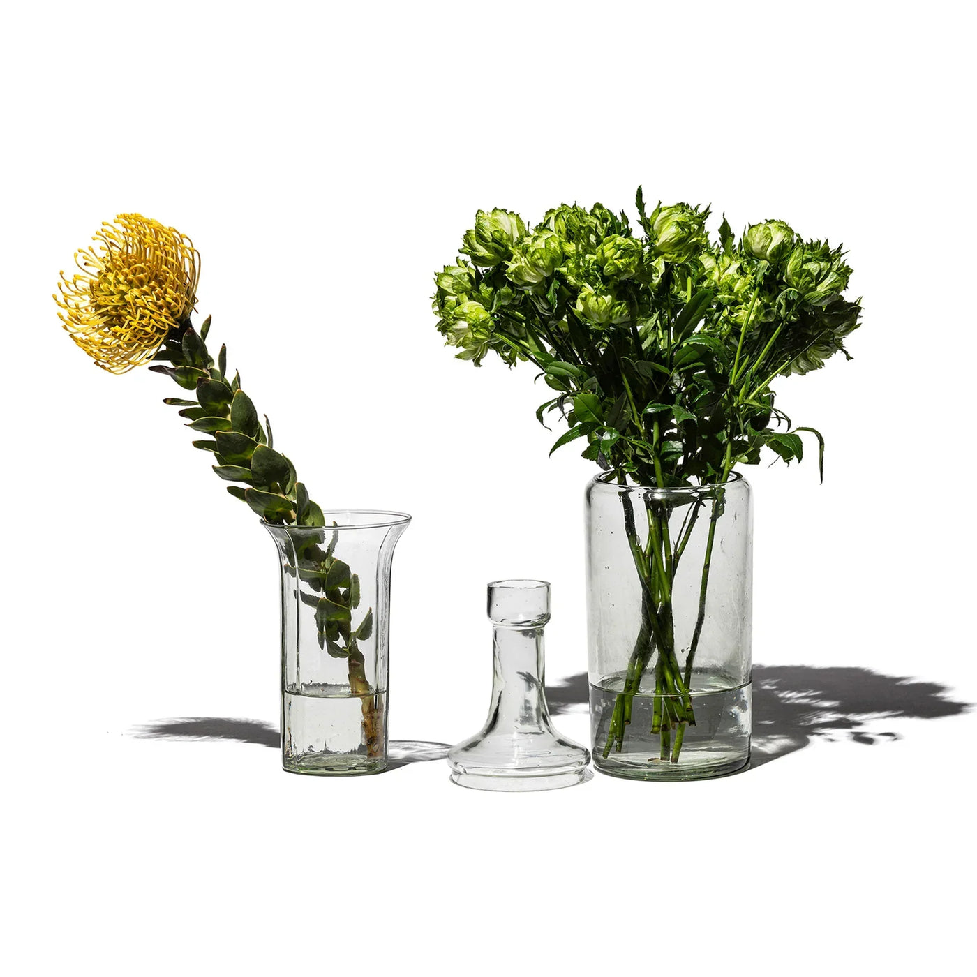 Recycled Glass 2-Way Flower Vase