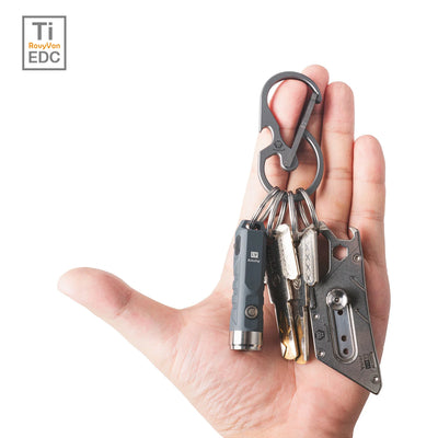 U8 Titanium Carabiner | Quick-release Keychain