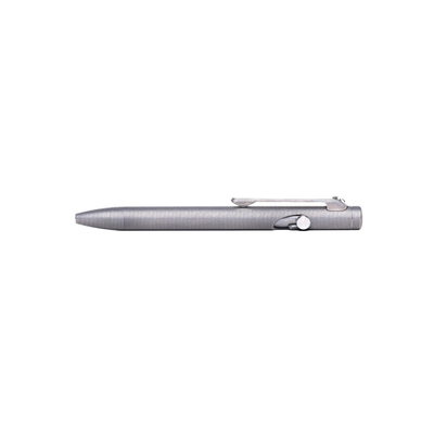 Stonewashed Titanium Slim Bolt Action Pen