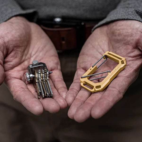 Gold Carabiner & Shackle